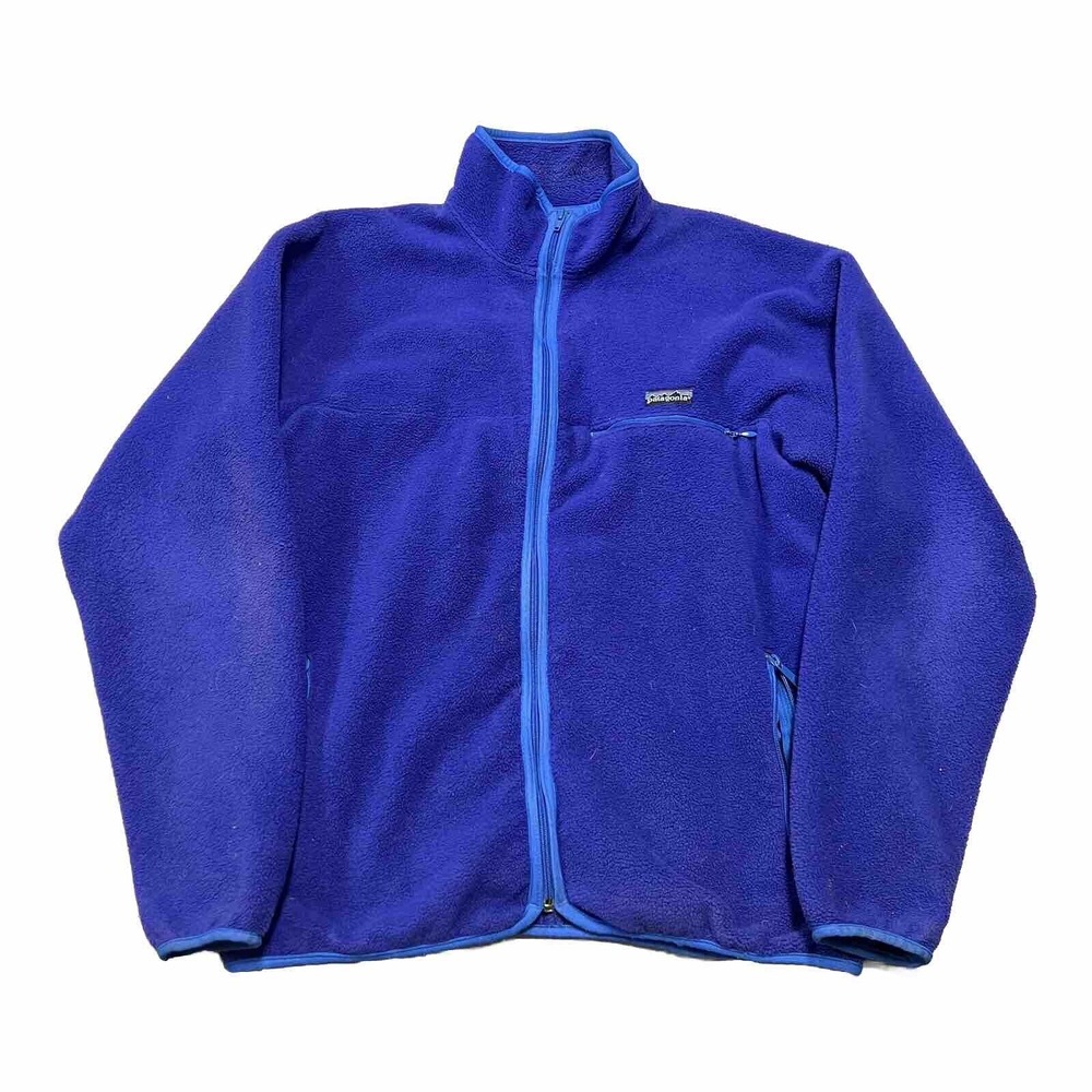 Vintage Patagonia Jacket Mens XL Synchilla Fleece Full Zip USA‎ Made Gorpcore